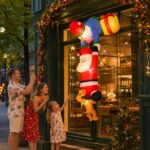 Jingle Jollys Christmas Inflatable Climbing Santa 3.5M Height LED Decorations Illuminated - Image 10