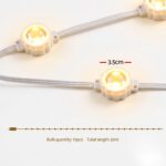 Jingle Jollys 30M Christmas Permanent Outdoor Lights Smart Eaves String App Control Decoration 72LED - Image 8