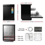Devanti 12 Place Settings Dishwasher 55cm Freestanding Benchtop Built-In - Image 2