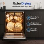 Devanti 12 Place Settings Dishwasher 55cm Freestanding Benchtop Built-In - Image 7