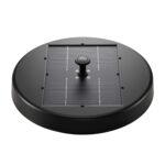 Gardeon Solar Fountain Pumps Bird Bath Battery Backup LED Remote Black 27cm - Image 3