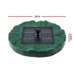 Gardeon Solar Fountain Pumps Bird Bath Floating Lotus Desig Water Feature 31cm - Image 2