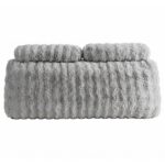 Giselle Wedge Pillow Headboard, Easy Wash Zipper Cover & Anti-Flat Foam, Couch Lumbar Support for Dorm Readers, 340g Faux Rabbit Fur with Dual Pockets, Queen - Image 11