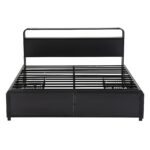 Artiss King Metal Bed Frame 4 Drawers Hidden Storage Headboard HEDY - Image 4
