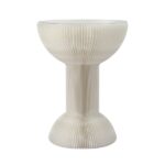 Artiss Paper End Table Honeycomb Coffee Table Foldable Round Bedside Side Table White 40x55cm - Image 4