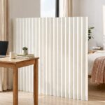 Artiss Paper Room Divider Folding Partition Screen Honeycomb Privacy Screen Freestanding 150cm White