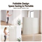 Artiss Paper Room Divider Folding Partition Screen Honeycomb Privacy Screen Freestanding 150cm White - Image 5