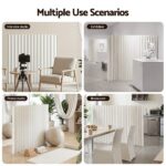 Artiss Paper Room Divider Folding Partition Screen Honeycomb Privacy Screen Freestanding 150cm White - Image 8