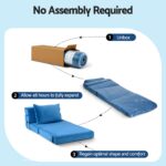 Artiss 4 Pack Folding Sofa Bed L-Shaped Modular Floor Sofas Foam Futons Couches - Image 9
