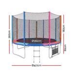 Everfit 14FT Kids Trampoline Rebounder with Enclosure Net Storage Bag - Image 2