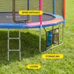 Everfit 14FT Kids Trampoline Rebounder with Enclosure Net Storage Bag - Image 5