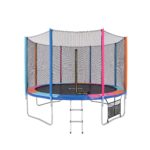 Everfit 14FT Kids Trampoline Rebounder with Enclosure Net Storage Bag - Image 7