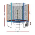 Everfit 6FT Kids Trampoline Rebounder with Enclosure Net Storage Bag - Image 2