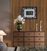 Walnut Brown Contact Paper Wood Grain Peel and Stick Countertops Waterproof Counter Top Contact Paper Wood Wallpaper Brown Walnut Vinyl Wrap for Cabinets Desk Wallpaper Removable Veneer 15.8inx78.8in - Image 4