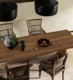 Walnut Brown Contact Paper Wood Grain Peel and Stick Countertops Waterproof Counter Top Contact Paper Wood Wallpaper Brown Walnut Vinyl Wrap for Cabinets Desk Wallpaper Removable Veneer 15.8inx78.8in - Image 5