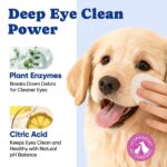 Dog Eye Wipes, Tear Stain Remover for All Dogs & Cats – Hypoallergenic & Deodorizing Eye Wipes for Dogs, Pet Eye Cleaner Wipes with Enzymes for Discharge, Crust, Mucus & Debris, Coconut (100 Ct) - Image 5
