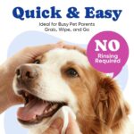 Dog Eye Wipes, Tear Stain Remover for All Dogs & Cats – Hypoallergenic & Deodorizing Eye Wipes for Dogs, Pet Eye Cleaner Wipes with Enzymes for Discharge, Crust, Mucus & Debris, Coconut (100 Ct) - Image 9