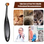 6pcs Pro Applicator Brush for Pets, Eye Comb For Small Dogs, Tear Stain Remover with Washable Superfine Fiber Long Tapered Bristles, Small Pet Tear Stain Remover for Dogs, Cats 4.72 inches - Image 4