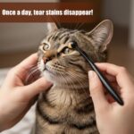 6pcs Pro Applicator Brush for Pets, Eye Comb For Small Dogs, Tear Stain Remover with Washable Superfine Fiber Long Tapered Bristles, Small Pet Tear Stain Remover for Dogs, Cats 4.72 inches - Image 6