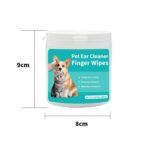 Ear Cleaner Finger Wipes for Dogs & Cats,50 Counts Pet Ear Wipes,Pet Ear Cleaner Finger Wipes to Remove Wax, Dirt, Relieve Ear Itching & Inflammation for Dogs & Cats - Image 7