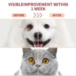 1 Pack Natural Tear Stain Remover Balm for Dogs & Cats – Gentle & Effective Eye Care, Prevents Tear Stains & Reduces Redness, Safe & Non-Irritating Formula with Professional Brush, 1 oz - White - Image 4