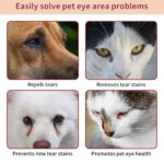 1 Pack Natural Tear Stain Remover Balm for Dogs & Cats – Gentle & Effective Eye Care, Prevents Tear Stains & Reduces Redness, Safe & Non-Irritating Formula with Professional Brush, 1 oz - White - Image 7
