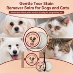 2 Pcs Tear Stain Remover Balm for Dogs & Cats with Pro Powder Brush, Gently Removes Eye Gunk & Stains – Great for White Dogs, Daily Eye Cleaning, Mild Formula - Image 7
