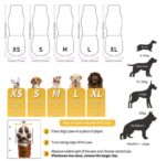 Anti-Slip Dog Socks with Adjustable Velcro, Non-Slip Grip Paw Protector for Indoor Floors & Outdoor Walks, Soft Breathable Pet Booties with Reflective Strips for Small Medium Large Dogs & Senior Pets - Yellow - Size L - Image 9