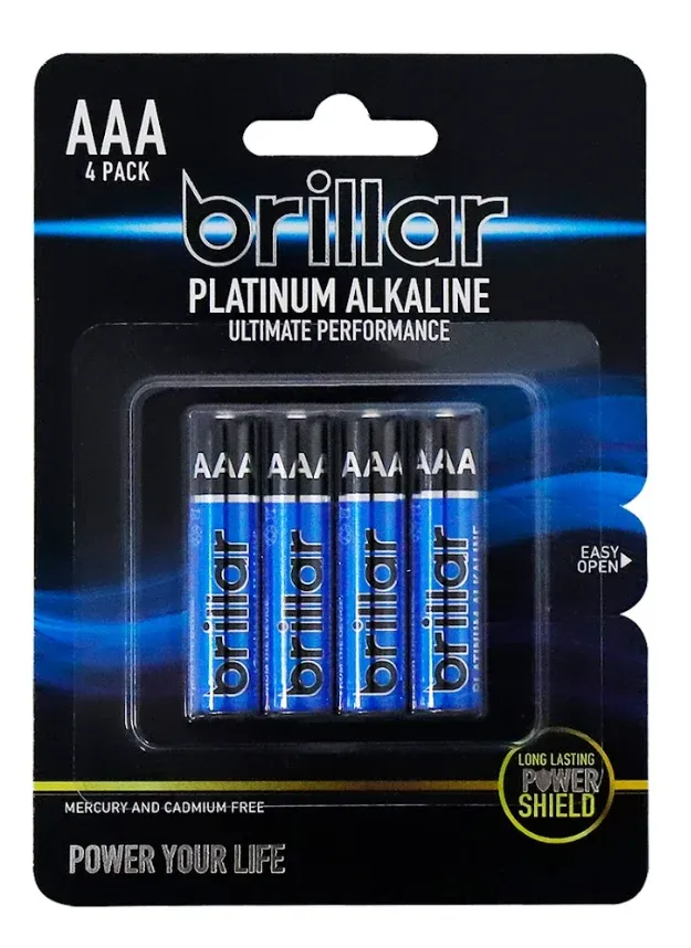 V1181-BR0048-00 4 Pcs AAA PLATINUM ALAKALINE - Image 1
