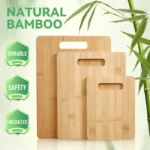 6 Pcs Bamboo Cheese Cutting & Serving Board Set – Moso Bamboo, Reversible, BPA-Free - Image 2