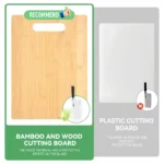 6 Pcs Bamboo Cheese Cutting & Serving Board Set – Moso Bamboo, Reversible, BPA-Free - Image 3