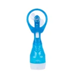 Handhold Battery Powered Personal Water Spray Fan-Blue/Pink - Blue - Image 4