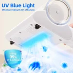 UV?C Cordless Dust Mite Vacuum Handheld Sanitizing Cleaner with 1200?mAh Battery - Image 4