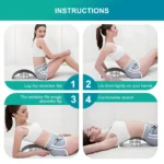 Adjustable Air Lumbar Spine Reliever – Inflatable Back Stretcher with Acupressure & Magnets - Image 3