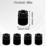 4 Pack Accessories Anti-Vibration Feet for Bambu Lab Printer, High-Temp Silicone Shock Absorber for X1/X1C/P1P/P1S 3D Printer - Image 2