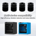 4 Pack Accessories Anti-Vibration Feet for Bambu Lab Printer, High-Temp Silicone Shock Absorber for X1/X1C/P1P/P1S 3D Printer - Image 4