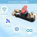 12V-24V Car Battery Cut-Off Switch, Adjustable Pure Copper Power Disconnect Breaker for Cars, Trucks, Boats and RVs - Image 3