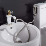 3-Way Kitchen Faucet Diverter Valve with 90 Degree Handle, M22 x M24 Thread Connection for Taps, Showers and Water Outlets, Chrome - Image 3