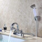 3-Way Kitchen Faucet Diverter Valve with 90 Degree Handle, M22 x M24 Thread Connection for Taps, Showers and Water Outlets, Chrome - Image 4
