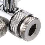 3-Way Kitchen Faucet Diverter Valve with 90 Degree Handle, M22 x M24 Thread Connection for Taps, Showers and Water Outlets, Chrome - Image 7