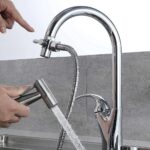3-Way Kitchen Faucet Diverter Valve with 90 Degree Handle, M22 x M24 Thread Connection for Taps, Showers and Water Outlets, Chrome - Image 9