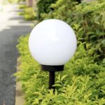 6 Pack Solar Powered Garden Stake Lights with Automatic Dusk to Dawn Sensor, IP44 Weatherproof Path Lighting, Cool White, 35 cm - Image 4