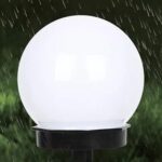6 Pack Solar Powered Garden Stake Lights with Automatic Dusk to Dawn Sensor, IP44 Weatherproof Path Lighting, Cool White, 35 cm - Image 6