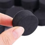 24 Pack Self-Adhesive Flower Pot Feet, Round Plant Pot Risers for Drainage, Slip Protection and Patio Protection, Black, 1.5 cm - Image 4