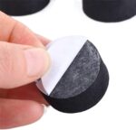 24 Pack Self-Adhesive Flower Pot Feet, Round Plant Pot Risers for Drainage, Slip Protection and Patio Protection, Black, 1.5 cm - Image 5