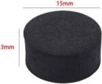 24 Pack Self-Adhesive Flower Pot Feet, Round Plant Pot Risers for Drainage, Slip Protection and Patio Protection, Black, 1.5 cm - Image 7