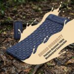 Ultralight Inflatable Camping Sleeping Pad with Built-In Pillow, Waterproof TPU Coating and Compact Pack Size, Blue, 190 x 60 x 5 cm - Image 4