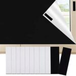 Portable Blackout Window Blind with Self-Adhesive Hook and Loop Straps, No-Drill Polyester Sun Blocker for Travel and Bedrooms, 150 x 200 cm - Image 5