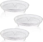 3 Tier Round Stainless Steel Air Fryer Rack with Stackable Mesh Layers for Baking, Drying and Crisp Cooking in Ovens and Air Fryers - Image 6
