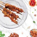 3 Tier Round Stainless Steel Air Fryer Rack with Stackable Mesh Layers for Baking, Drying and Crisp Cooking in Ovens and Air Fryers - Image 7